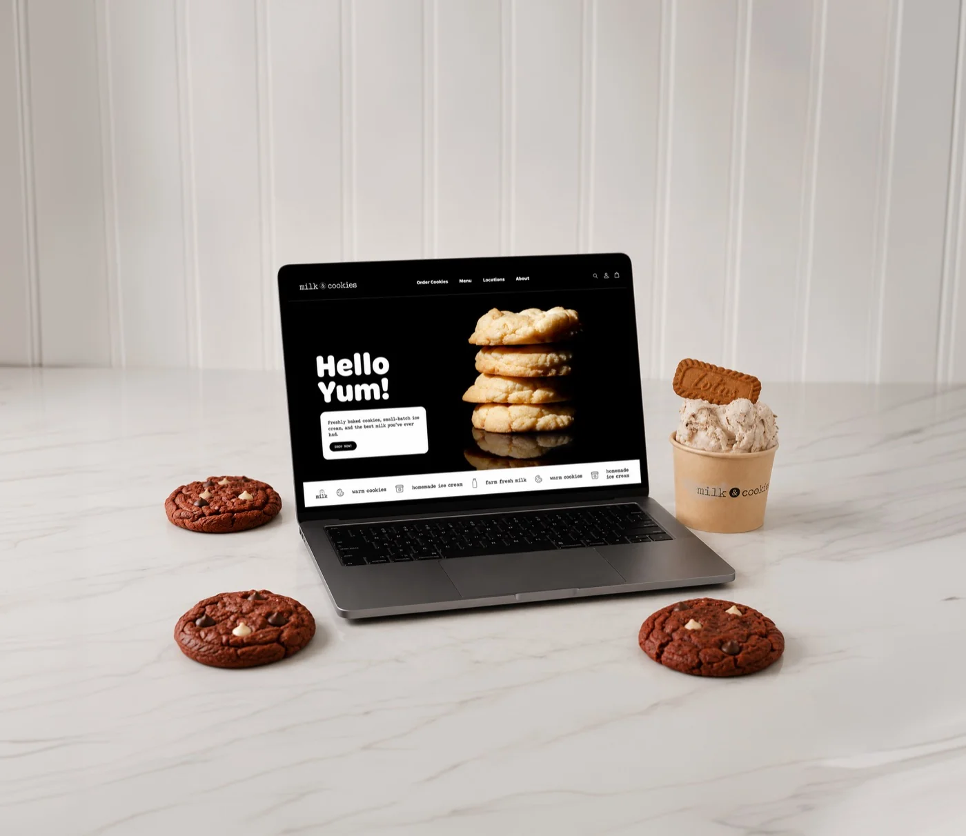 Milk & Cookies — Brand & Web case study